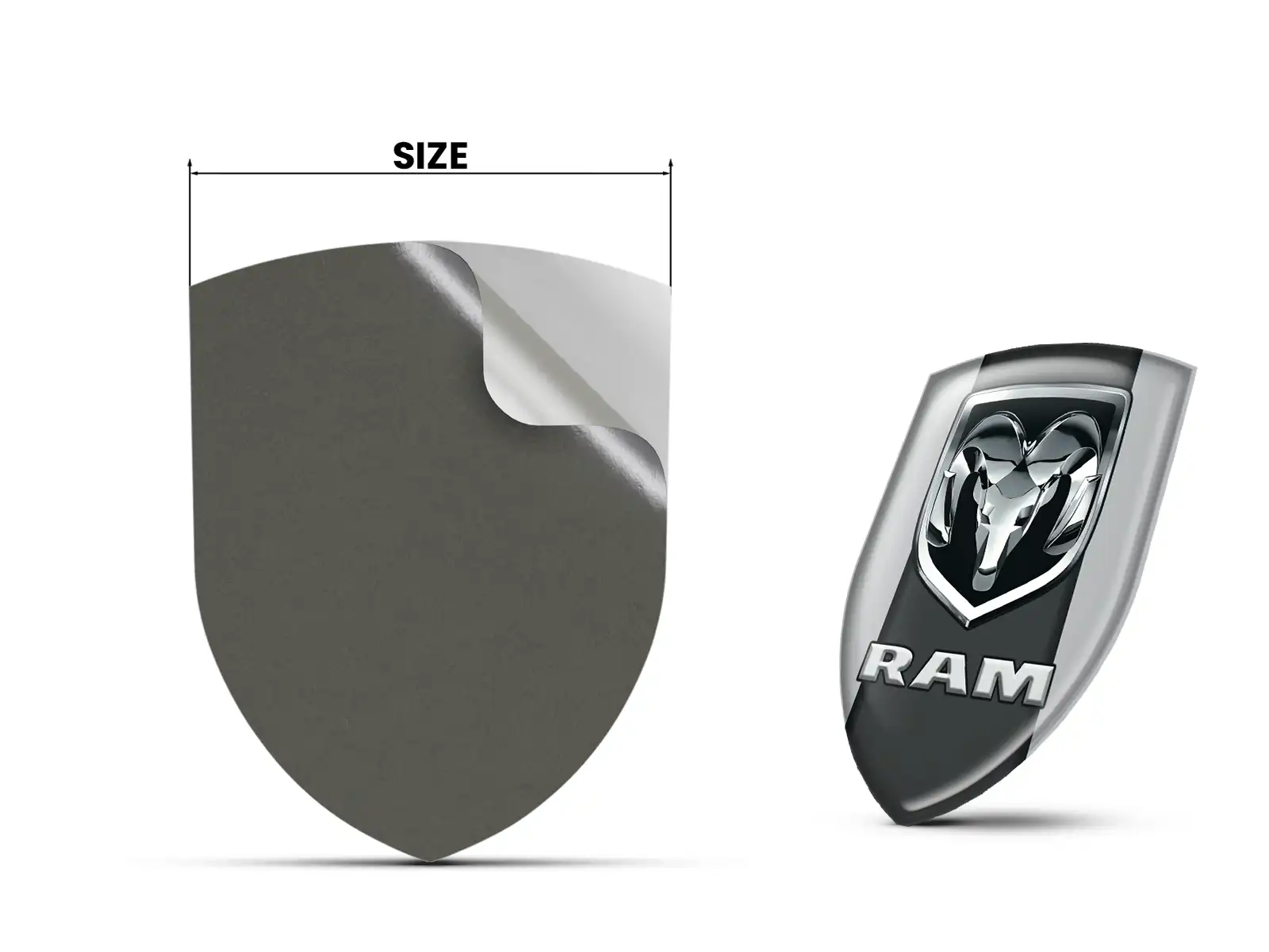 Dodge Custom Auto Badges Style Max Modern Durable Pro